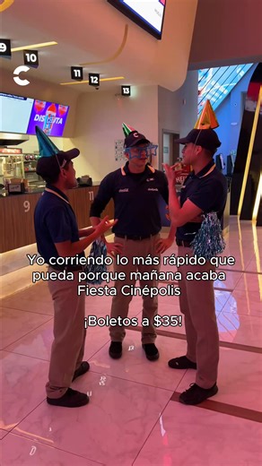 🚨 ¡Rápido! Aún estás a tiempo. Hoy y mañana los boletos siguen en $35 🎟️🔥 Etiqueta al crew y que se arme el plan. #FiestaCinépolis | Cinépolis
