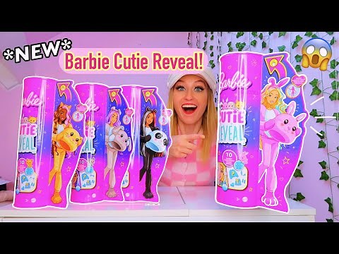 OPENING THE *NEW* MYSTERY BARBIE CUTIE REVEAL DOLLS!✨🥰 (#REVEALYOURINNERCUTIE CAMPAIGN!)🎀