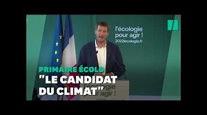 Le discours de Yannick Jadot, vainqueur de la primaire écologiste