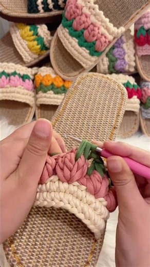 Esy Decorating Handmade Slippers #shorts #ytshorts #viral