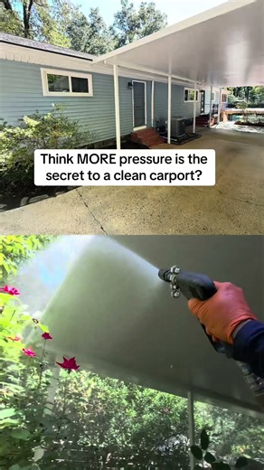 What’s the BEST way to clean a dirty carport?