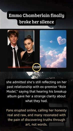 Emma Chamberlain Opens Up After Ex’s Breakup Album Drops 💔 #emmachamberlain