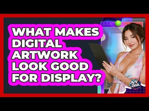 What Makes Digital Artwork Look Good For Display?
