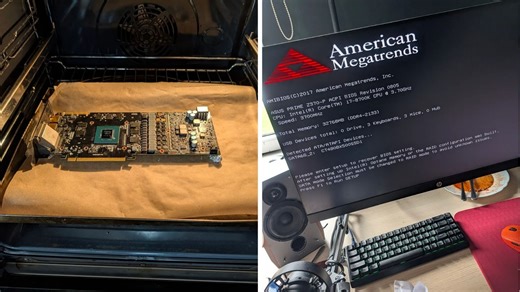 Desperate gamer bakes dying GTX 1080 in an oven to fix it and it actually works