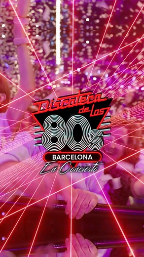 186K views · 5.3K reactions |  ¡Barcelona, llega Discoteca de los 80 y ya somos más de 15.000 para el eventazo en el Palau St. Jordi!  Hazte ahora con tus entradas en www.discotecadelos80.com ❌ ¡Entradas de pista AGOTADAS! ¡Hazte con tus entradas de grada y no te quedes fuera! | Discoteca de los 80 | Facebook