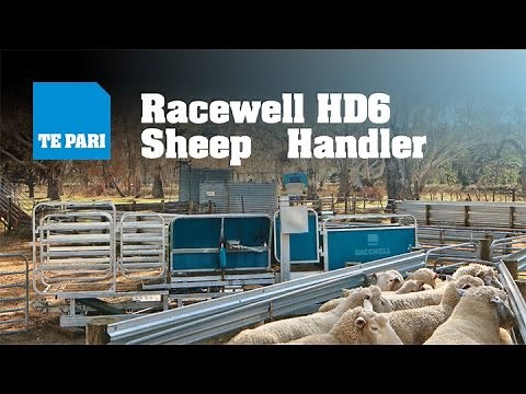 Te Pari Racewell HD6 Sheep Handling System