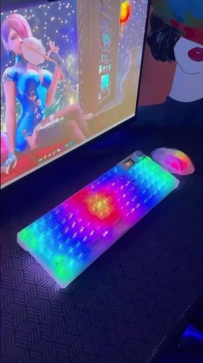 AULA F98 PRO RGB Lighting#aula #Gaming #fyp #keyboard #GamingPeripherals