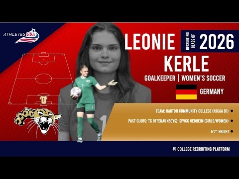 Women's Soccer | Goalkeeper | Leonie Kerle, Germany | Recruit 2026