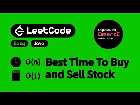 Leetcode | Best Time to Buy and Sell Stock Problem | Two Pointers Approach | Explained with Example