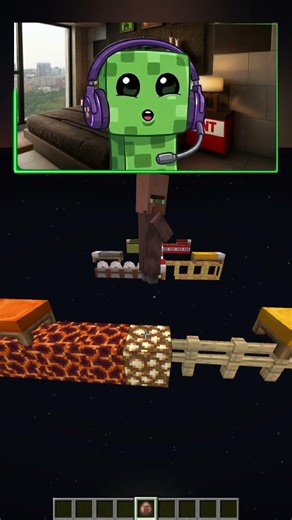 The BABY CREEPER experiments on the VILLAGERS in MINECRAFT!