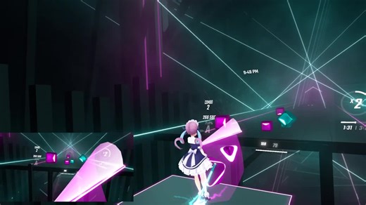 playing the Linus Tech Tips theme song/intro (Laszlo - Supernova) in Beat Saber! suggest some songs for me to try next! #fyp #beatsaber #gamergirl