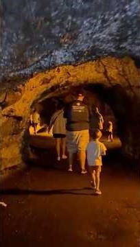 Inside the Thurston Lava Tube | Family Adventure at Hawai‘i Volcanoes National Park #hawaii #lava