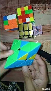 easy and simple way to solve a pyramid triangles rubik cube