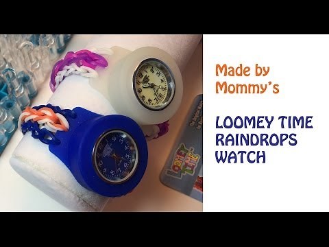 Loomey Time Rainbow Loom Raindrops Watch Bracelet