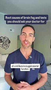 Root Causes Of Brain Fog & Tests To Ask Your Doctor For! #brainfog #memory #brainhealth
