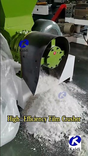 High-Efficiency Film Crusher | Powerful Plastic Film Recycling Machine