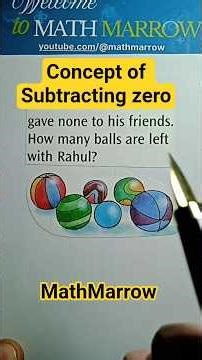 Knowing what does Subtracting zero mean @MathMarrow
