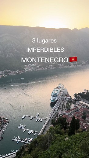 Tres destinos imperdibles en Montenegro