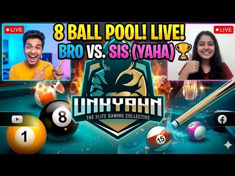 🫤 8 BALL POOL: BRO vs. SIS LIVE! (Feat. CEO)