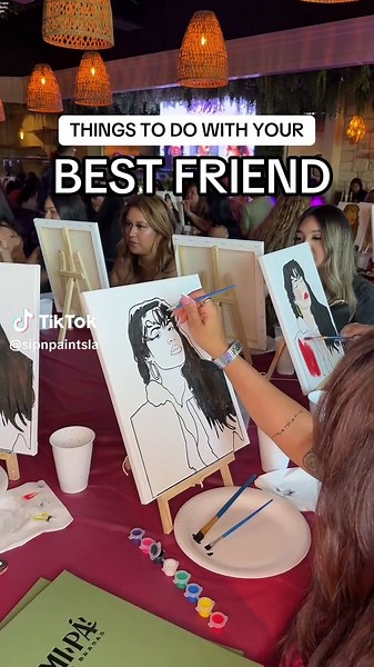 Sip and Paint Ideas for Best Friends' Night Out
