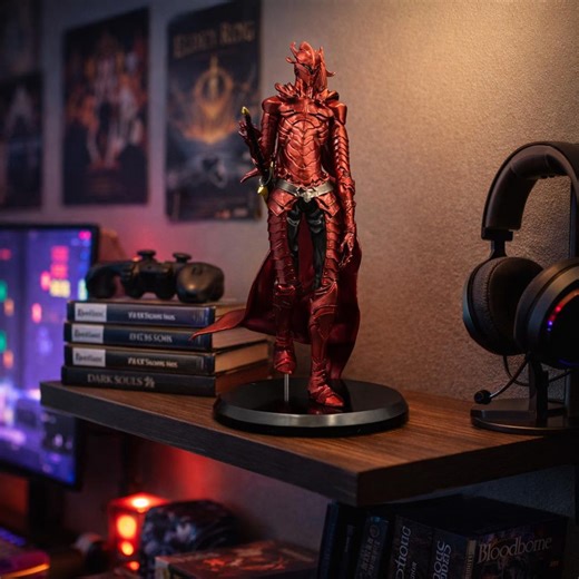 Solo Leveling Shadow Knight Figure 20cm – Sung Jin-woo Shadow Legion Statue – Anime PVC Collectible Model – Black & Red Edition - Etsy