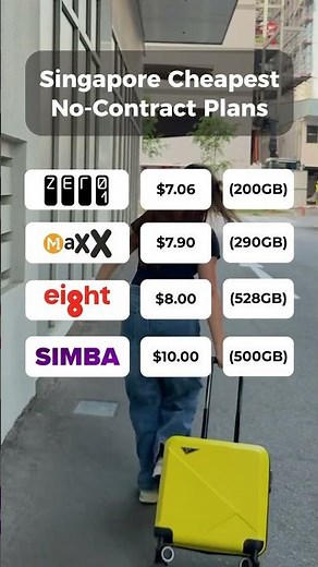 First Week in SG? Here’s Your Cheapest SIM Plan