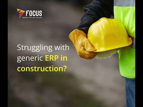 Construction ERP Made Simple | Focus Softnet for Projects & Site Management | Focus Softnet