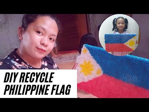 DIY recycle philippine flag