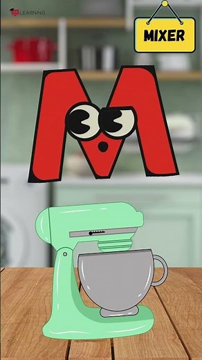 ABC Kitchen Song for Kids 🍽️🔤 | A to Z Cooking & Kitchen Phonics | UZR Learning #shorts #abcd