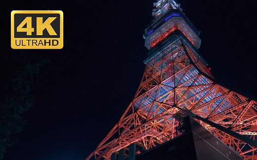 【4K60FPS】东京夜景Tokyo Tower |4K60P测试片| 東京タワー／世界貿易センタービル WTC 4K 60fps HDR HLG UHD