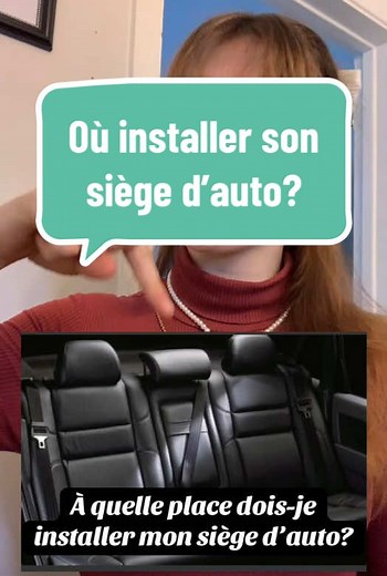 Sécurité des sièges d'auto pour enfants : Guide d'installation