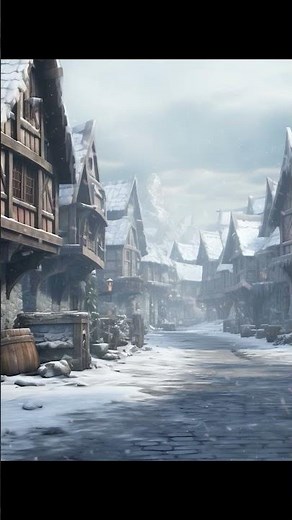 D&D | Snowy Village | Animated Battle Maps