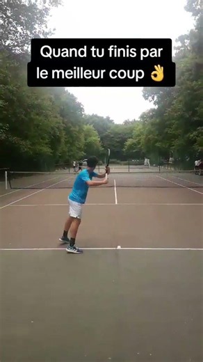 Quand tu finis par le meilleur coup 👌 #tennis #tennisplayer #tennispoint