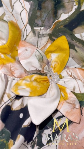 DIY: Zero-Waste Dress Flower🌸 #diy #handmade #sewing