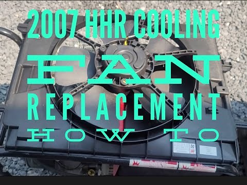 Cooling Fan Replacement on a Chevrolet HHR. #overheating #cooling #electricfanrepair #coolingfan