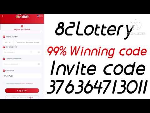 82 LOTTERY Refer Code/82 LOTTERY Invite Code/82 LOTTERY Gift Code/82 LOTTERY Registet Code/82LOTTERY
