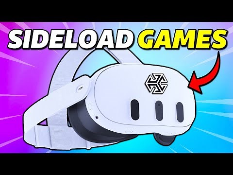 Sideload Games on Quest 3. How to install Sidequest!