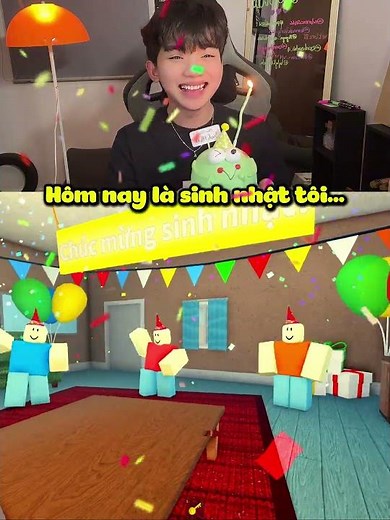 Hôm nay là sinh nhật của tui... #rubytv #roblox
