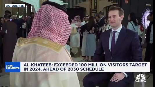 'We are outperforming our targets,' Saudi tourism minister says