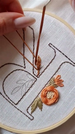 Buy each letter separately OR grab the full alphabet and save over 70%!🔥 #embroidery #tutorial #diy