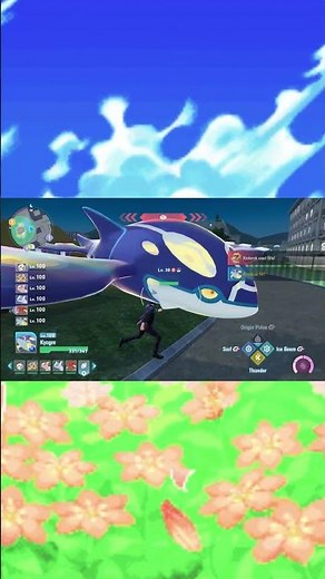 Primal Kyogre Showcase: Pokémon Legends ZA #shorts #megapokemon