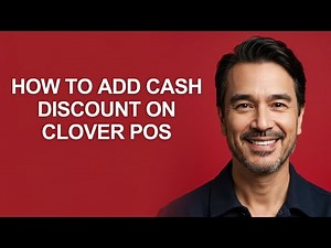 How To Add Cash Discount On Clover Pos - KevinHowTo
