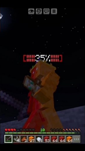 Minecraft monster VS me PVP 😎