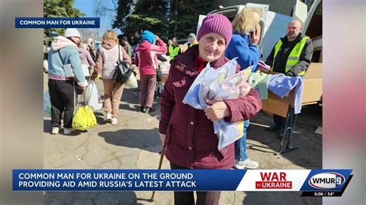 Common Man for Ukraine on the ground providing aid amid Russia's latest attack