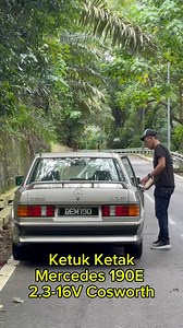 37K views · 1K reactions | Ketuk Ketak Mercedes 190E Cosworth | Klasik Mercedes Malaysia 2 | Facebook