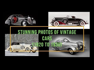 COLLECTION OF VINTAGE CARS | 1920 to 1930