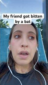 My friend got bitten by a bat in her house in Virginia #storytime #bat #rabies