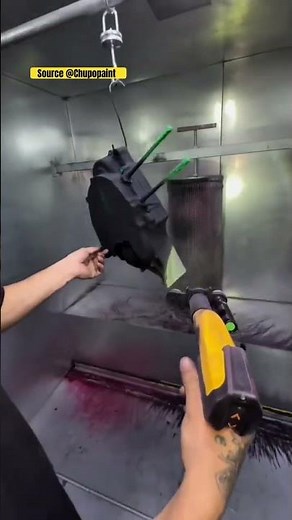 DIY motorcycle engine repaint