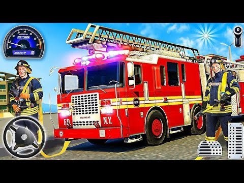 Real Fire Truck Rescue Simulator | 911 Emergency Sim | Android Gameplay 