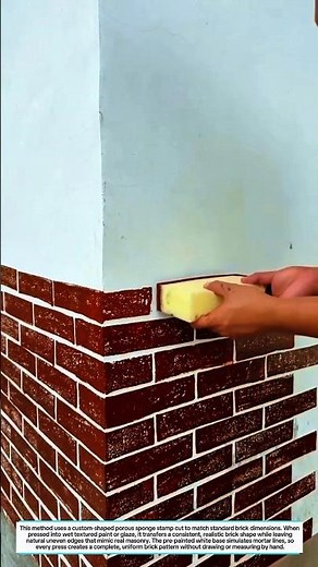Fake Brick That Looks Real! 10-Minute Wall Makeover 🧱✨